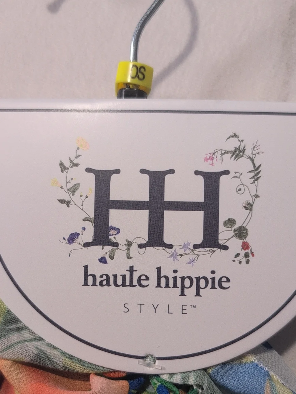 Haute Hippie Fruit Peach Wrap Sarong Scarf